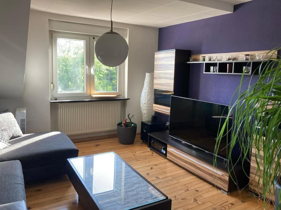 Sonnige Etagen-Wohnung, Alleinige Nutzung, Wasserbett Neunkirchen  Kültér fotó